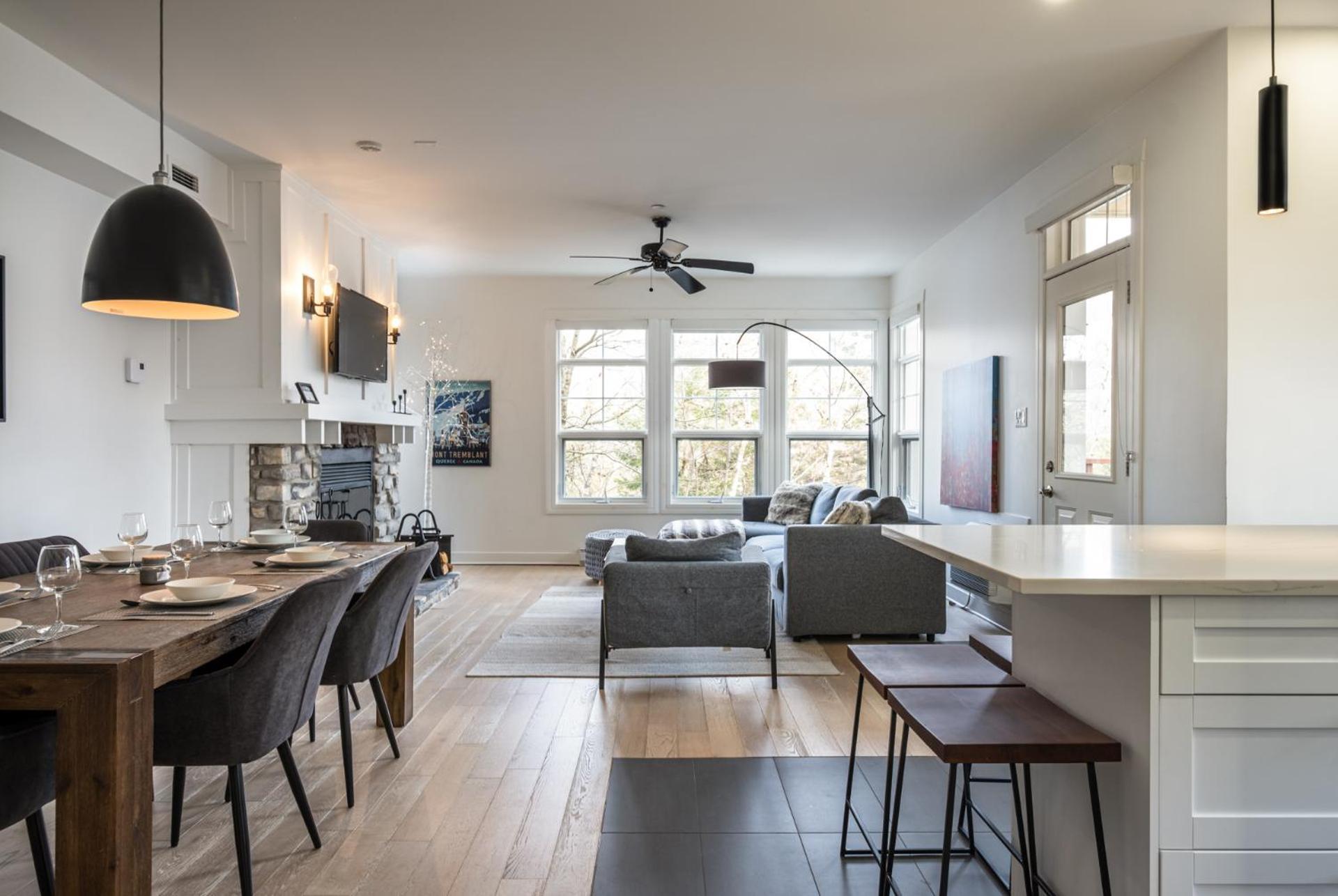 Вилла Tremblant Prestige - Les Eaux 233-2 Мон-Трамблан Экстерьер фото